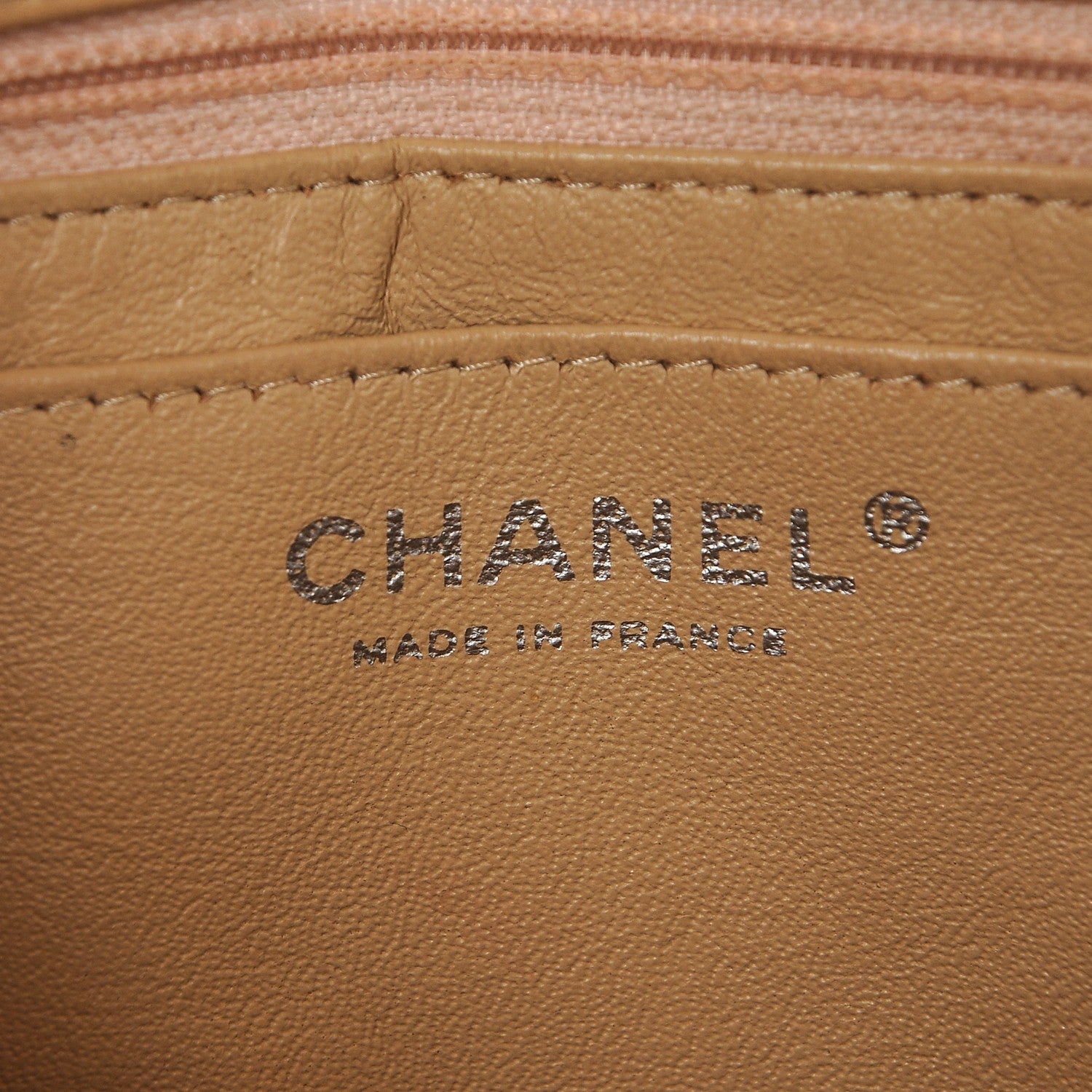 Chanel Lambskin Quilted Jumbo Single Flap Beige Clair 8 of 10