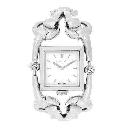 Gucci Stainless Steel Mother of Pearl 25mm Signoria Quartz Watch 1 of 4