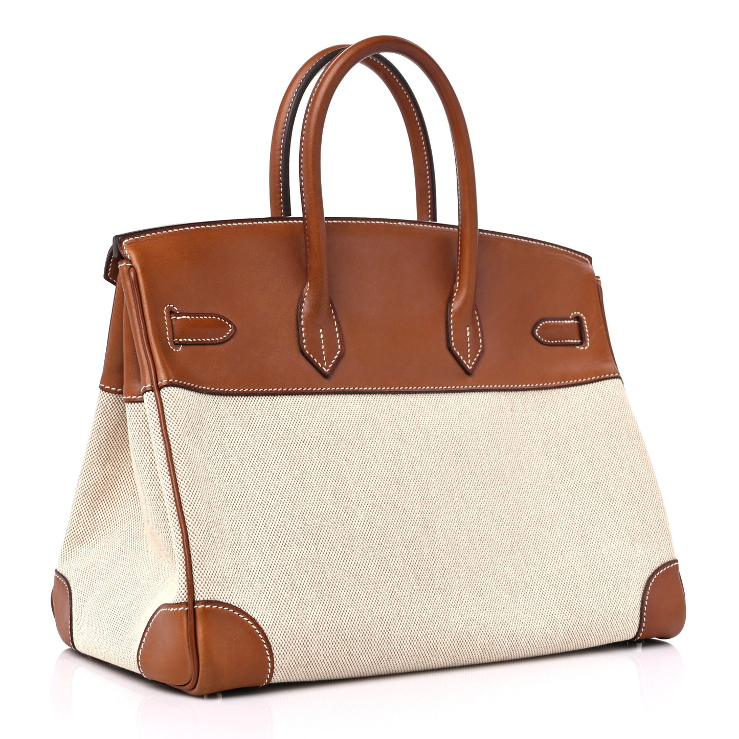 Toile Barenia Birkin 35 Fauve