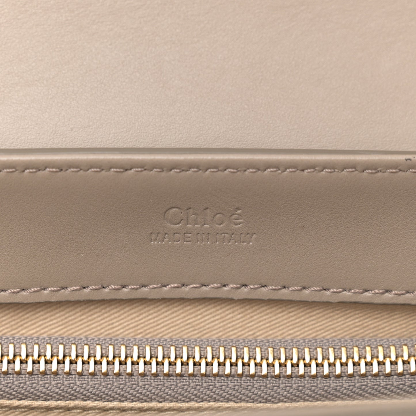 Shiny Calfskin Suede Small C Double Carry Bag Motty Grey