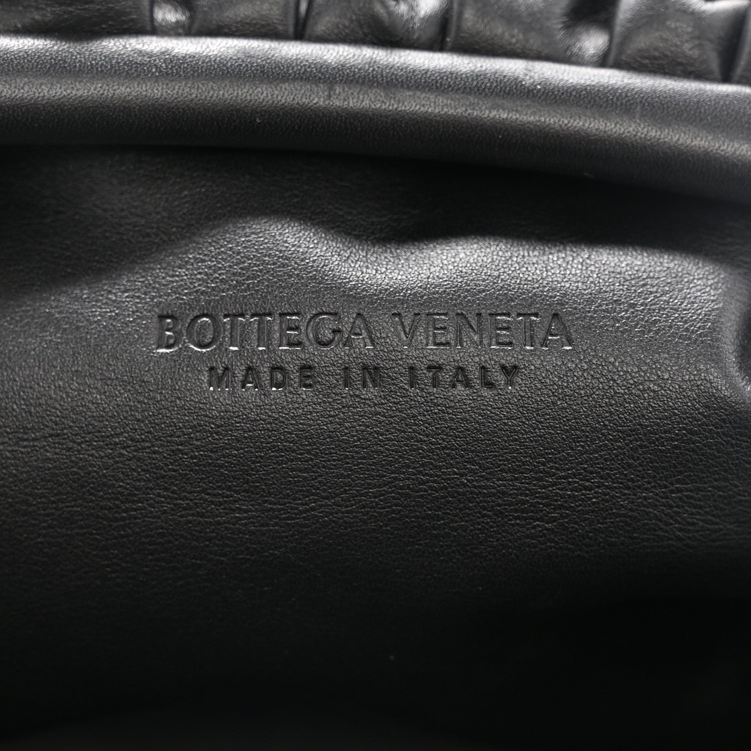 Bottega Veneta Smooth Butter Calf The Pouch Oversized Clutch Black 6 of 7