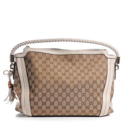 Gucci Monogram Medium Bella Hobo Off White 1 of 8