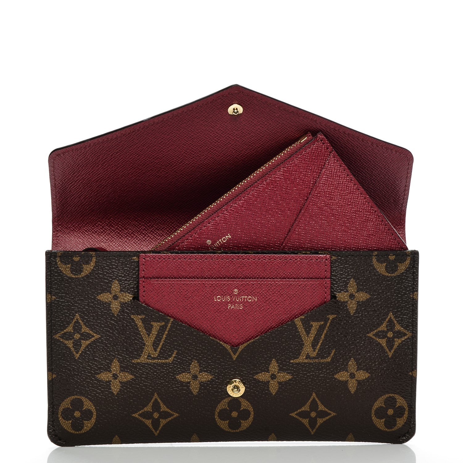 Louis Vuitton Monogram Jeanne Wallet Fuchsia 6 of 8