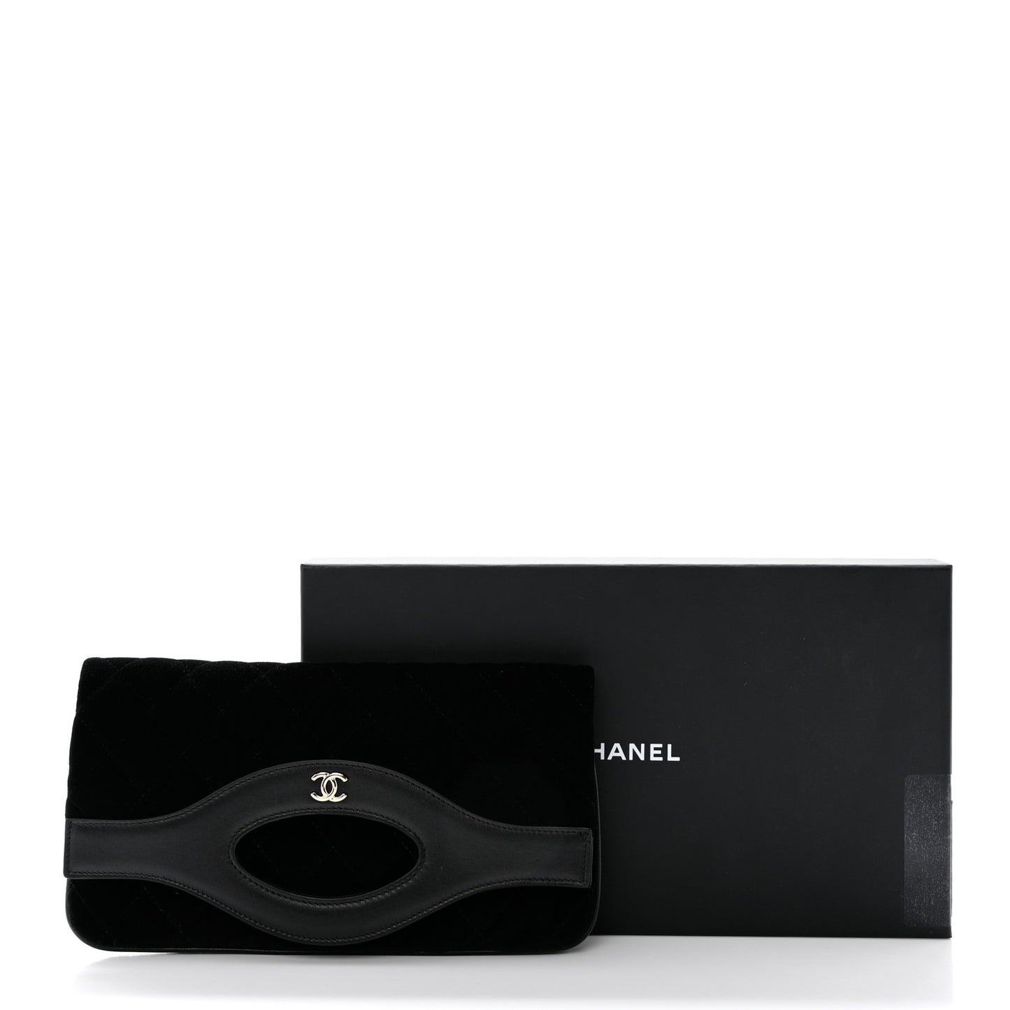 Velvet Lambskin 31 Pouch Black