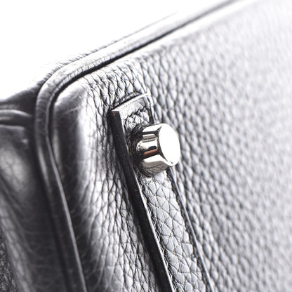 Hermes Taurillon Clemence Birkin 30 Black 38 of 42