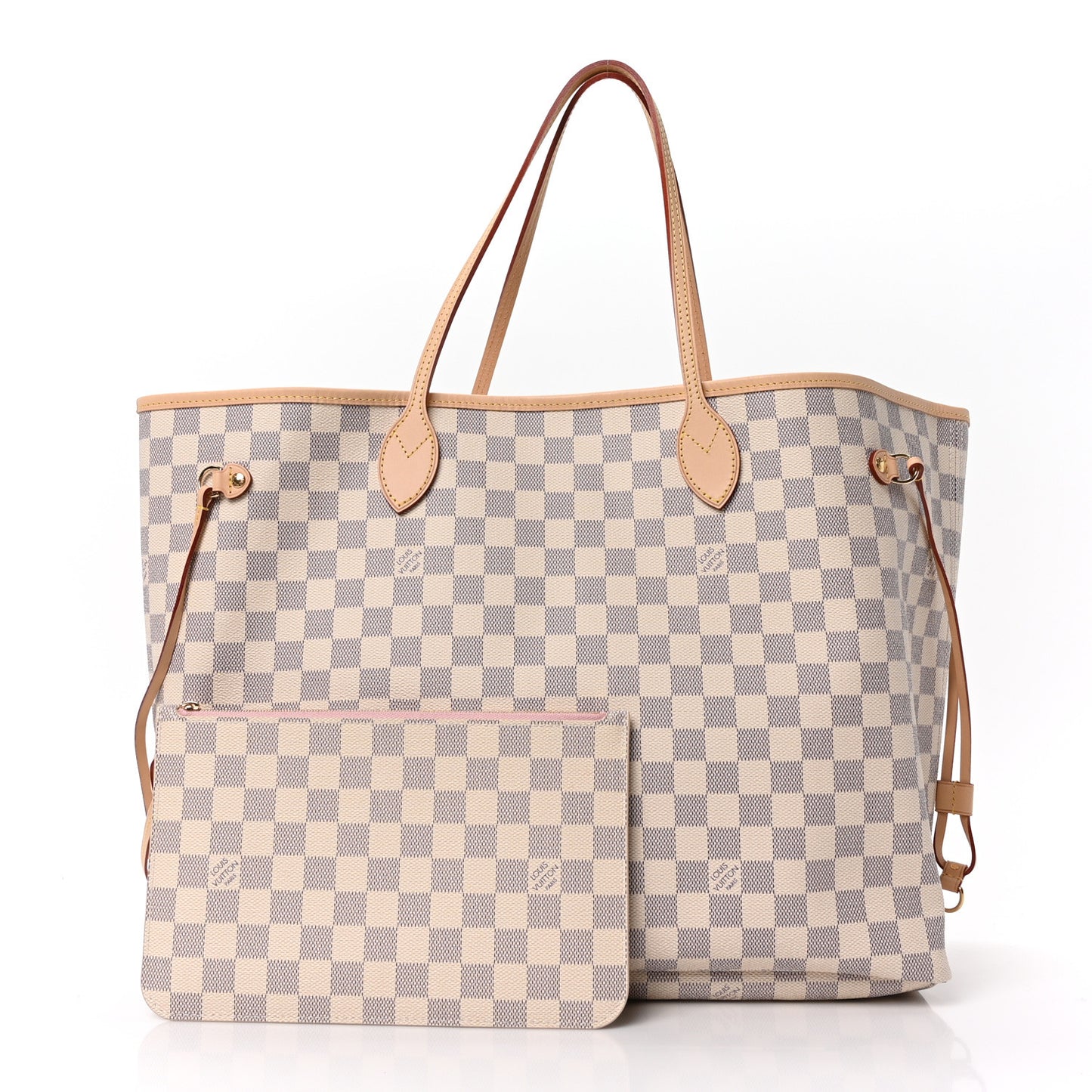 Damier Azur Neo Neverfull GM Rose Ballerine