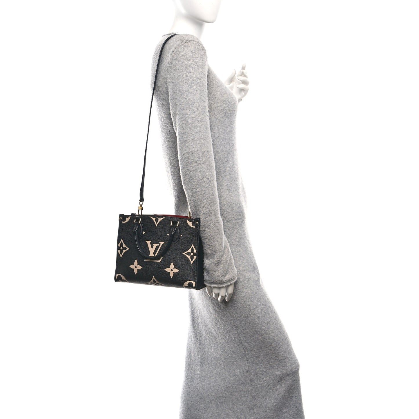Empreinte Monogram Giant Onthego PM Black Beige