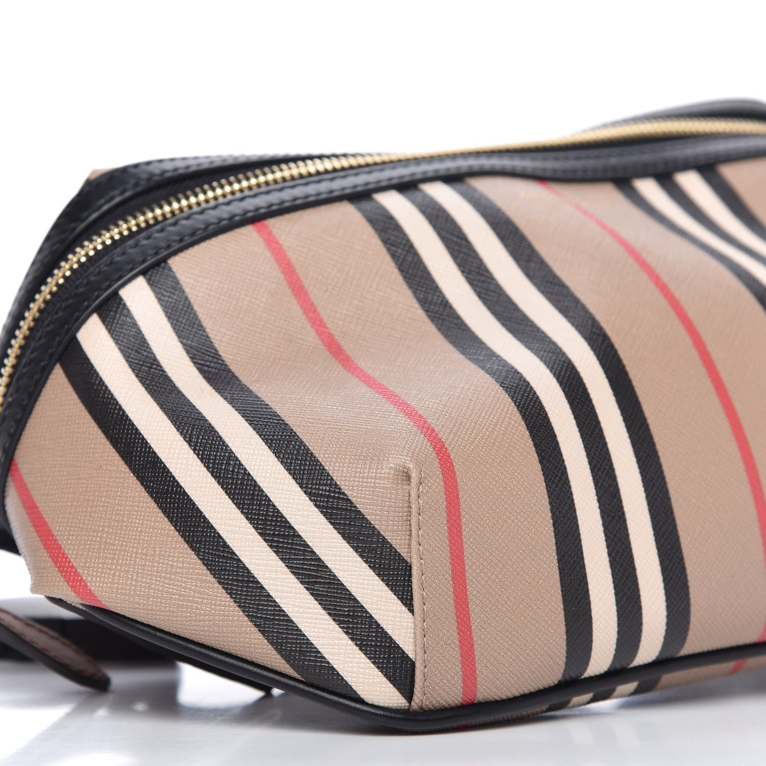 Burberry E-Canvas Icon Stripe Sonny Bum Bag Archive Beige 6 of 9