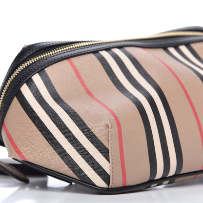 Burberry E-Canvas Icon Stripe Sonny Bum Bag Archive Beige 6 of 9