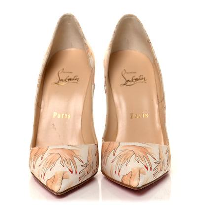 Christian Louboutin Tissu Beauty So Kate 100 Pumps 37 White 2 of 8