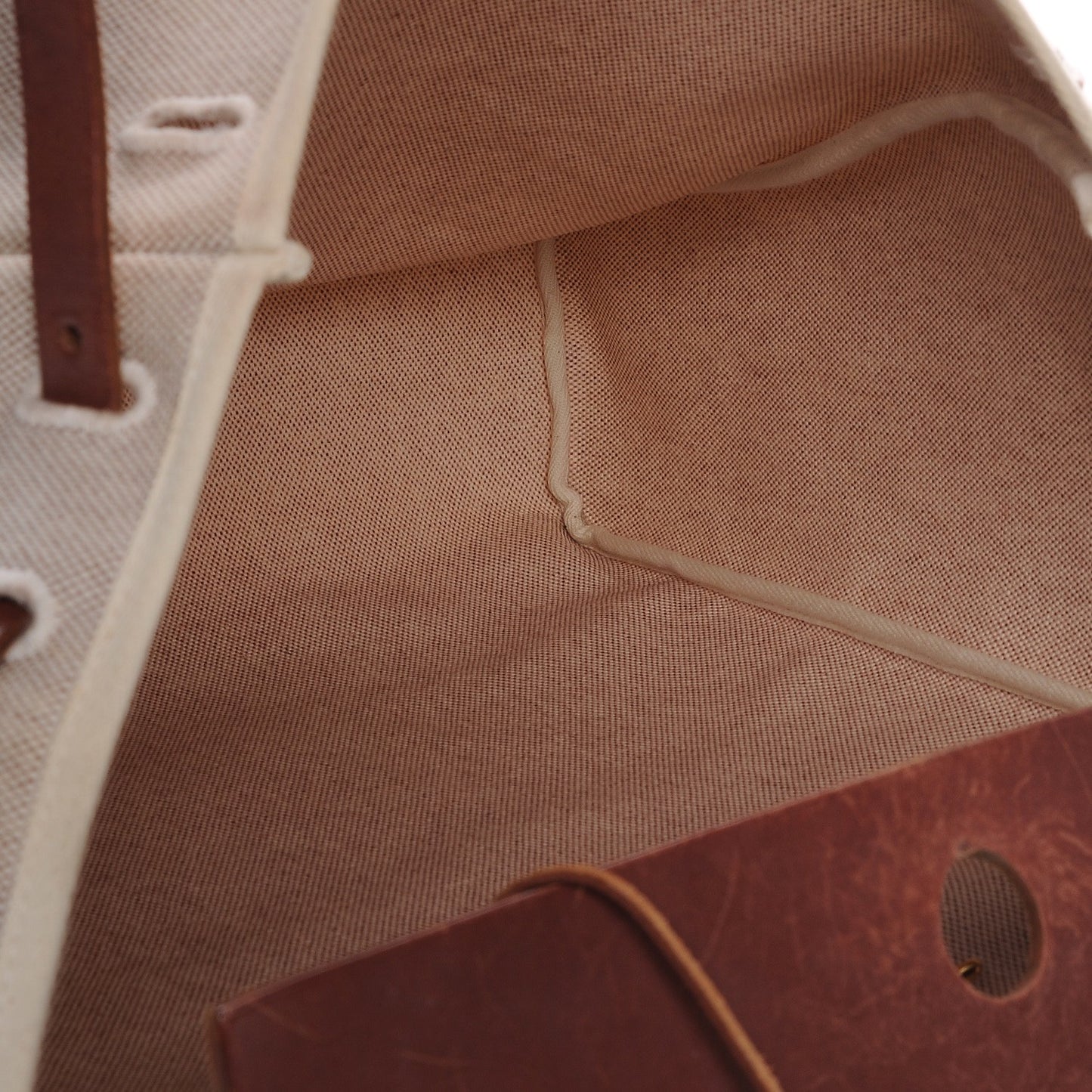 Toile Calfskin Herbag 39 GM Natural