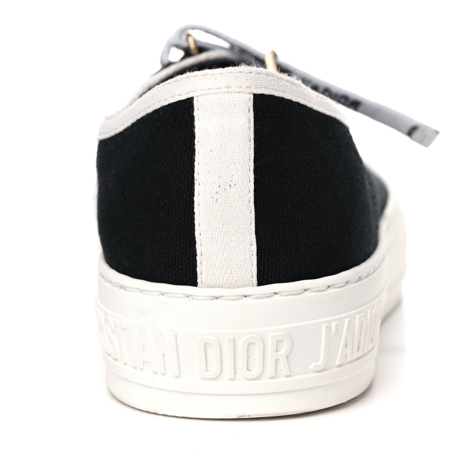 Canvas Walk'N'Dior Low Top Sneakers 37 Black