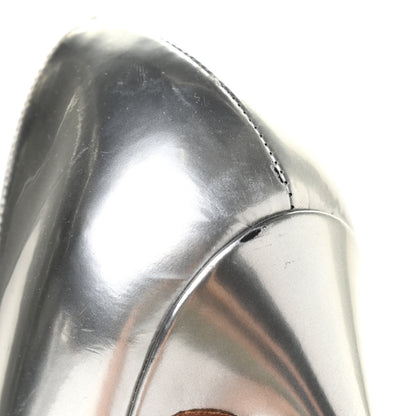 Christian Louboutin Metallic Calfskin So Kate 120 Pumps 40.5 Silver 10 of 11