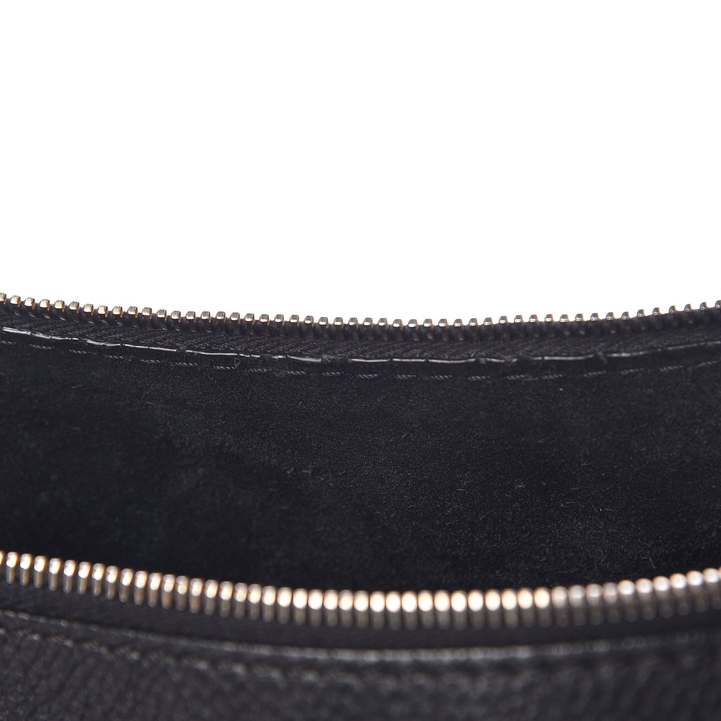 Grained Calfskin C-Rockee Fringe Hobo Black