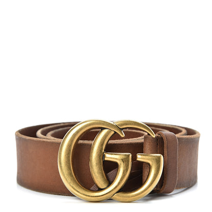 Gucci Faded Calfskin Double G 40mm Belt 110 44 Cuir 1 of 6
