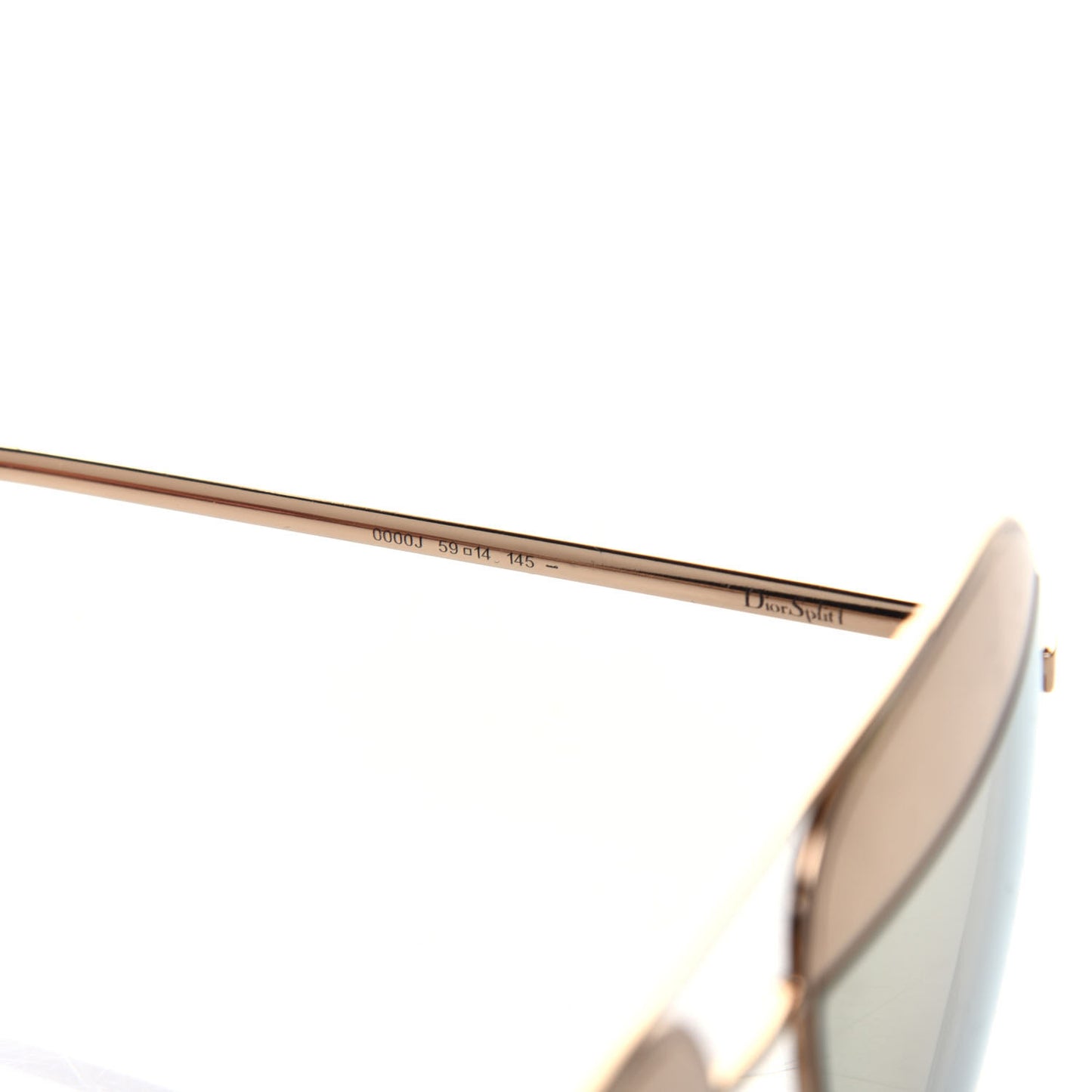 Split 1 Aviator Sunglasses Gold