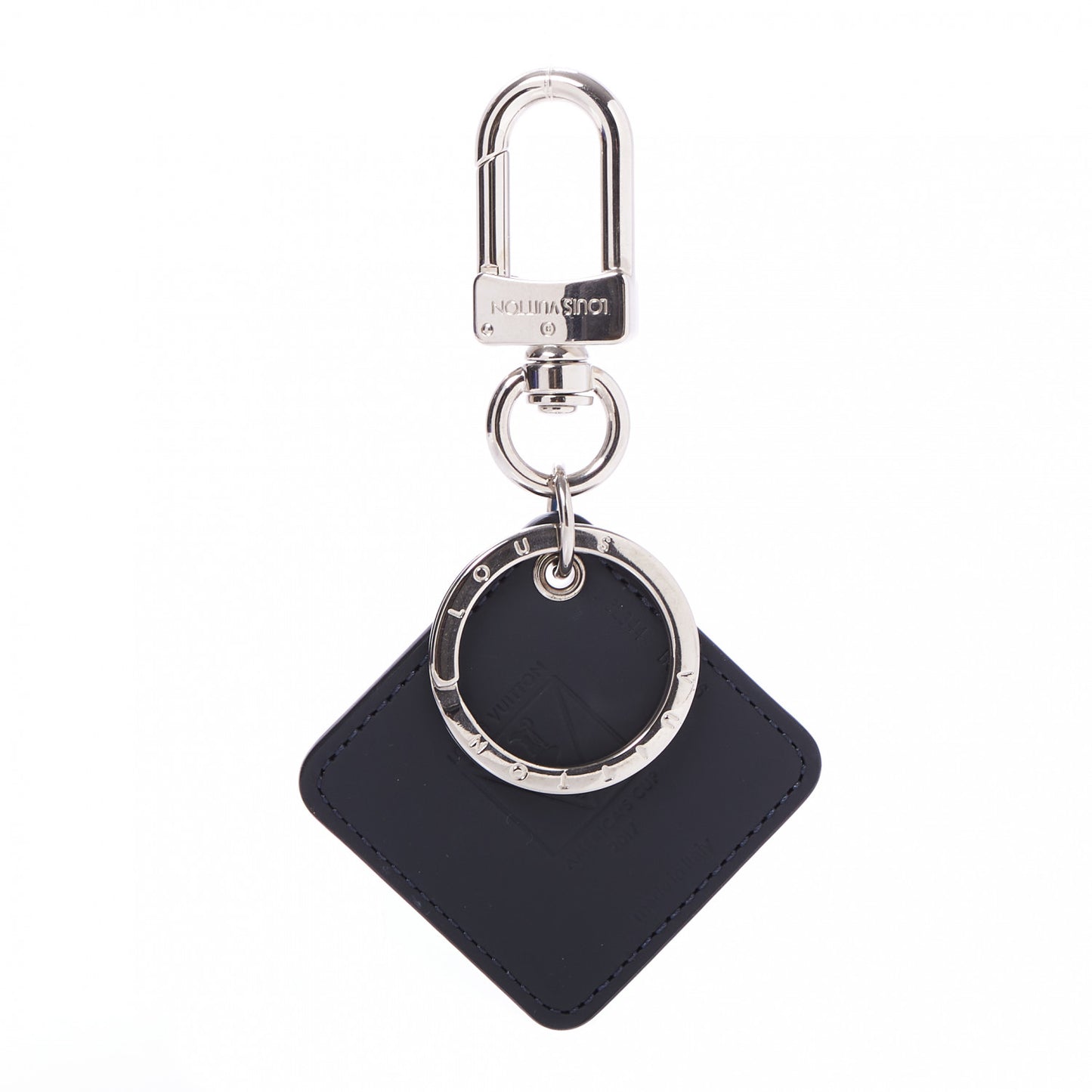 Damier Cobalt Illustre Regatta Key Holder Blue