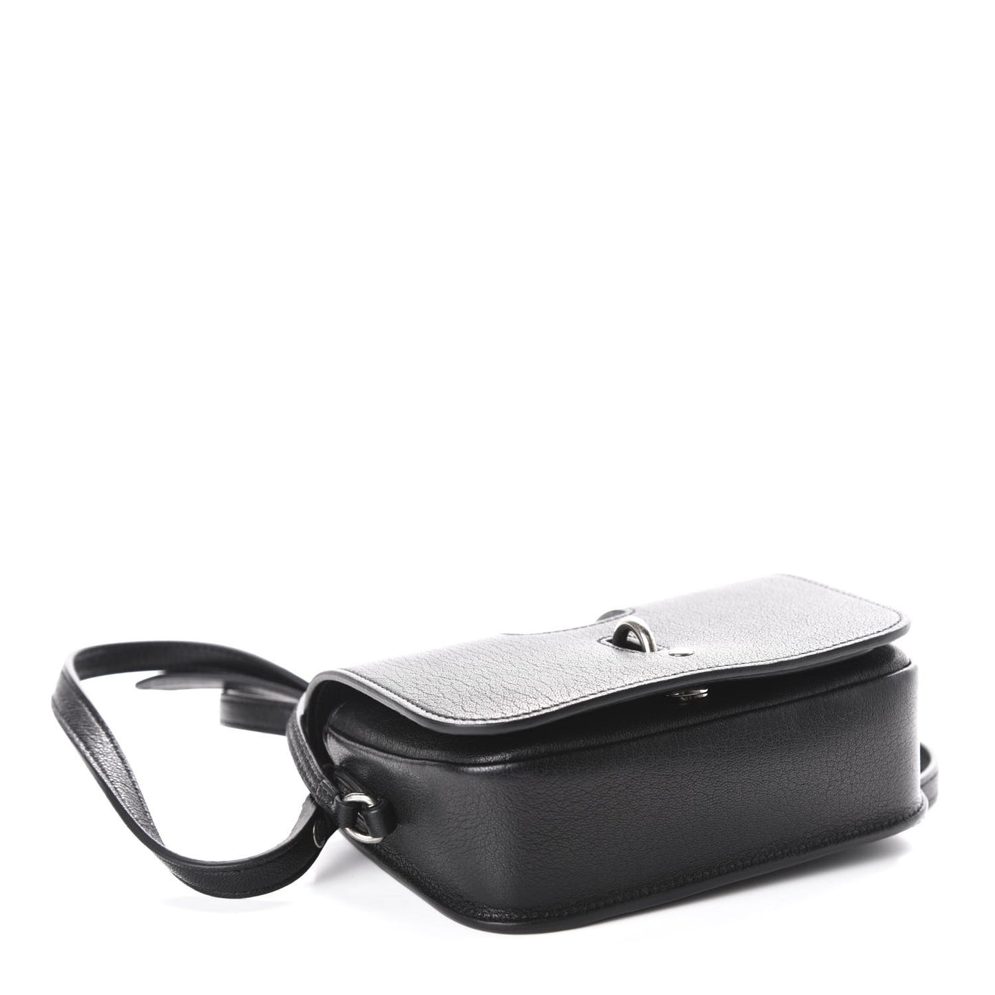 Lambskin Toy Charlotte Messenger Bag Black