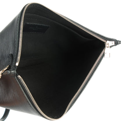 Louis Vuitton Epi Neverfull MM Black 9 of 10