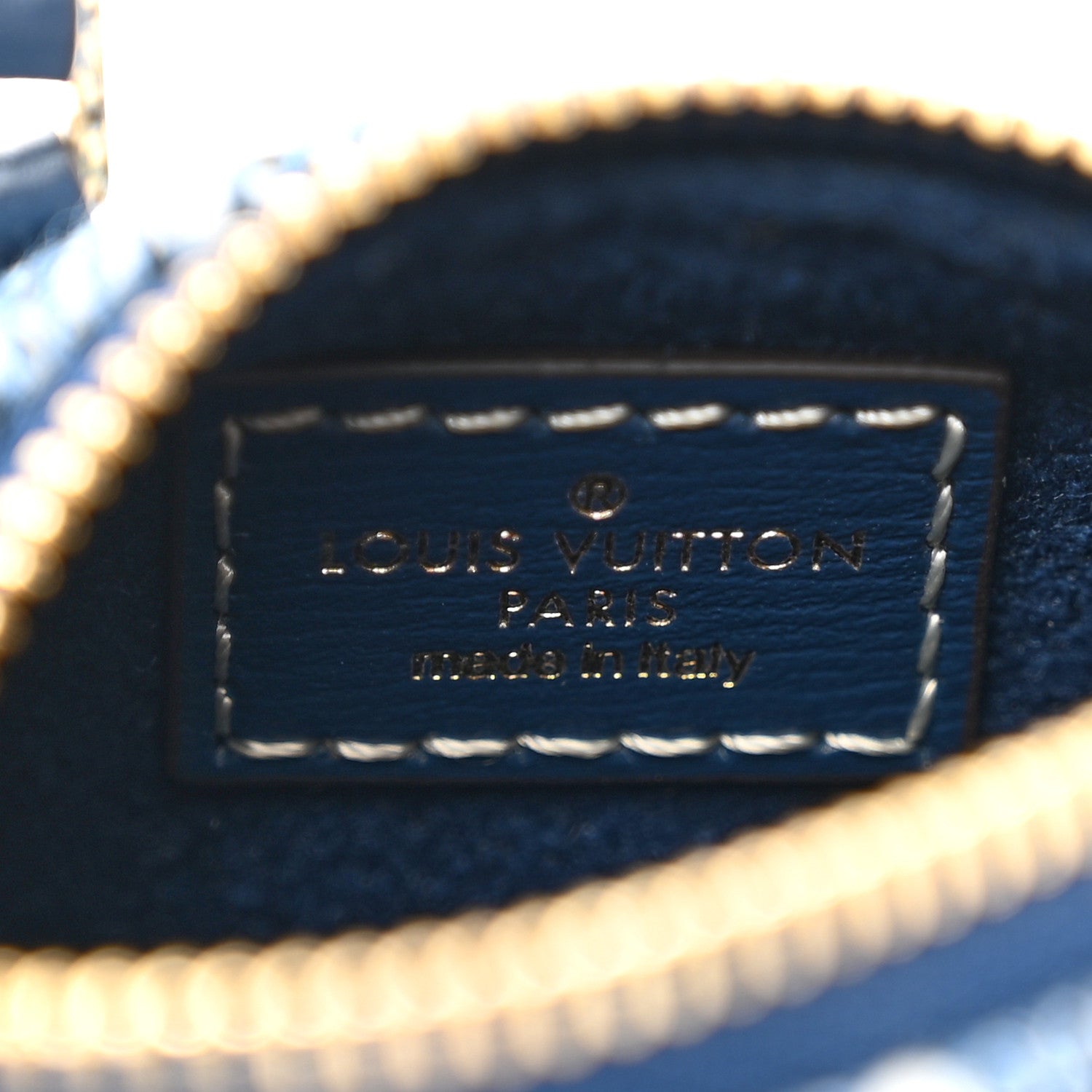 Louis Vuitton Denim Monogram Jacquard Micro Speedy Bag Charm Bleu 6 of 7