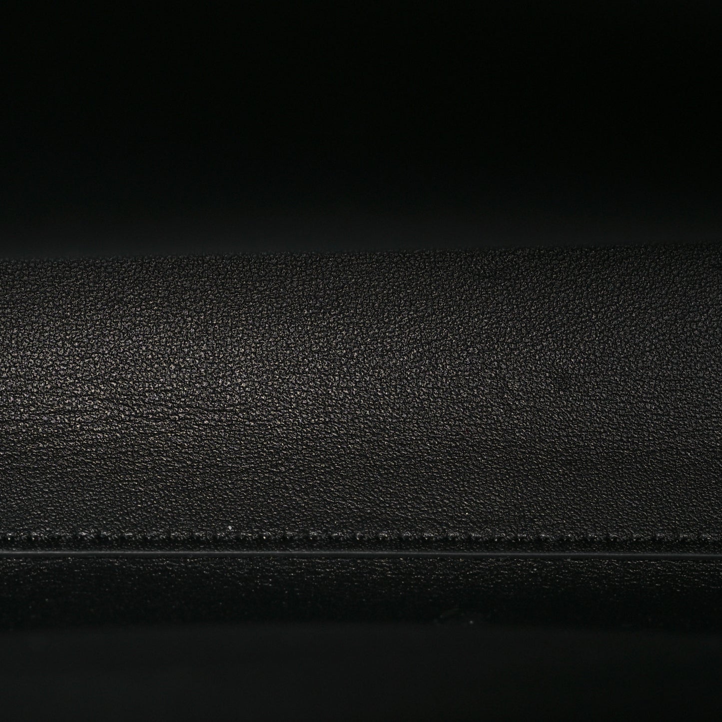 Satinated Calfskin Medium 16 Top Handle Bag Black