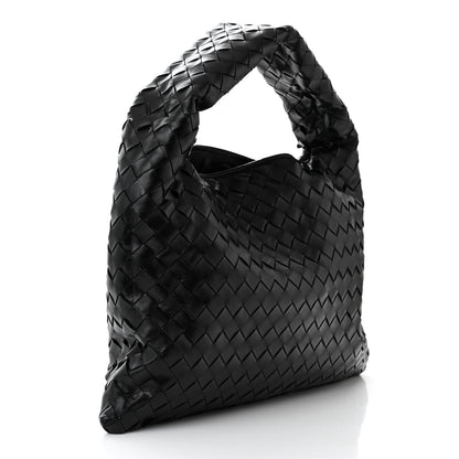 Bottega Veneta Calfskin Intrecciato Small Hop Black 3 of 10