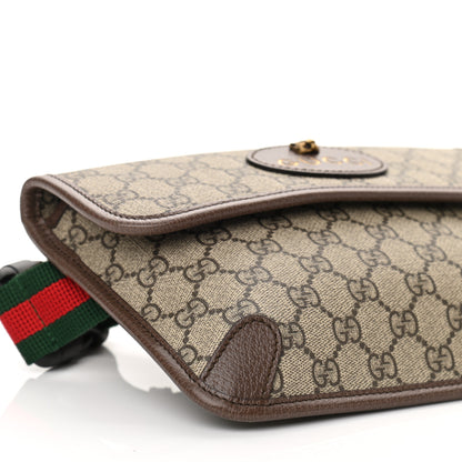 Gucci GG Supreme Monogram Neo Vintage Web Belt Bag Brown 9 of 10