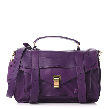 Proenza Schouler Lambskin Medium PS1 Satchel Veruca Salt 1 of 9