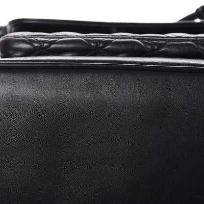 MCM Calfskin Quilted Studded Backpack Black 11 of 12