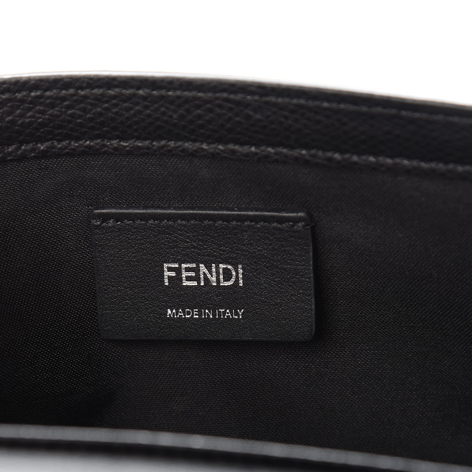 Fendi Vitello Cruise F is Fendi Wallet on Chain Black 6 of 11