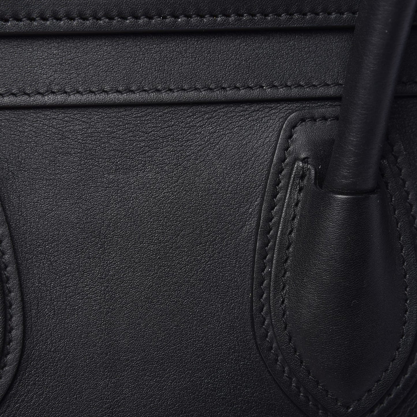 Smooth Calfskin Micro Luggage Black