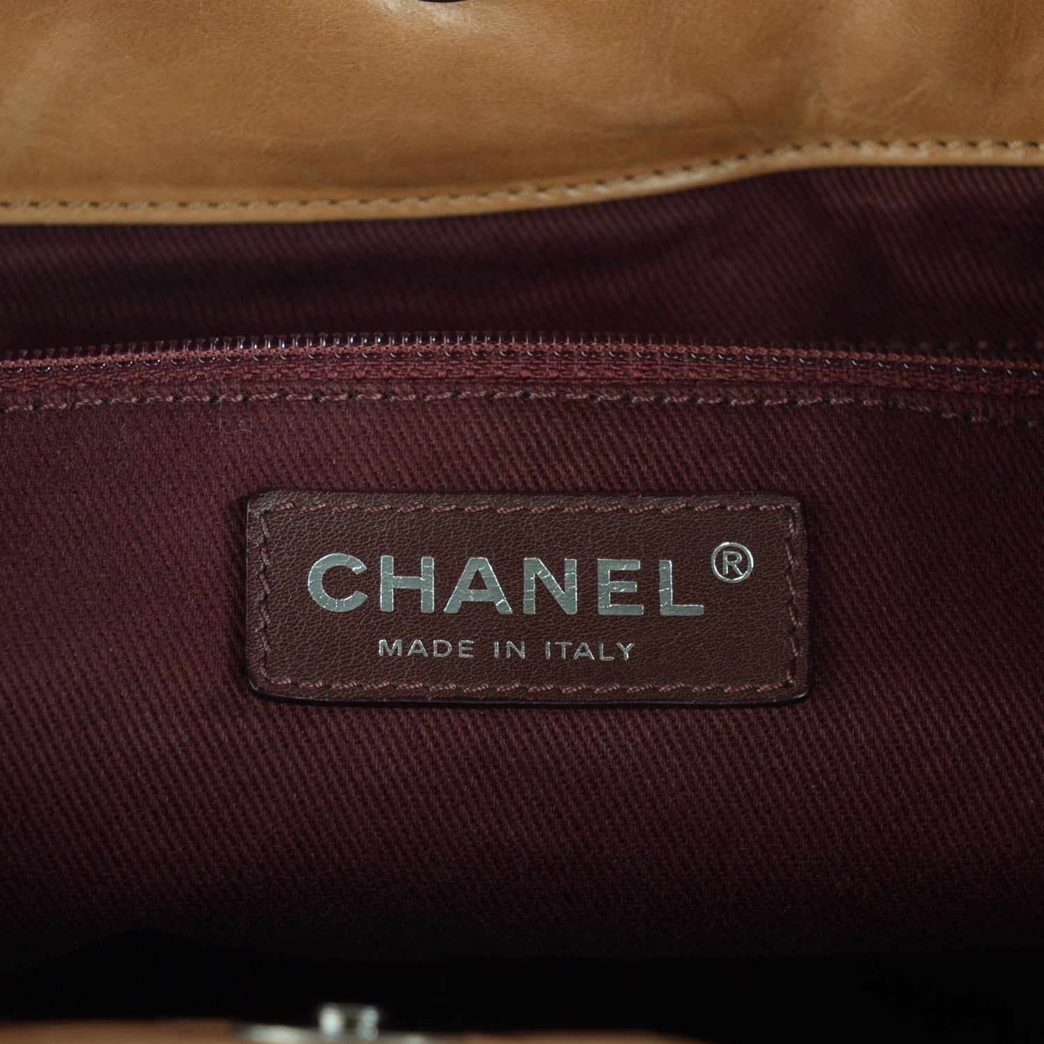 Chanel Iridescent Calfskin Small In The Mix Tote Light Brown 6 of 7