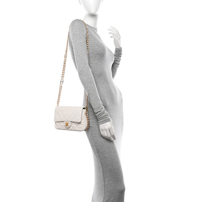 Chanel Caviar Quilted Mini CC You Flap White 2 of 10