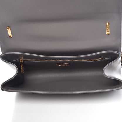 Dolce & Gabbana Calfskin Medium Devotion Crossbody Bag Grey 5 of 9