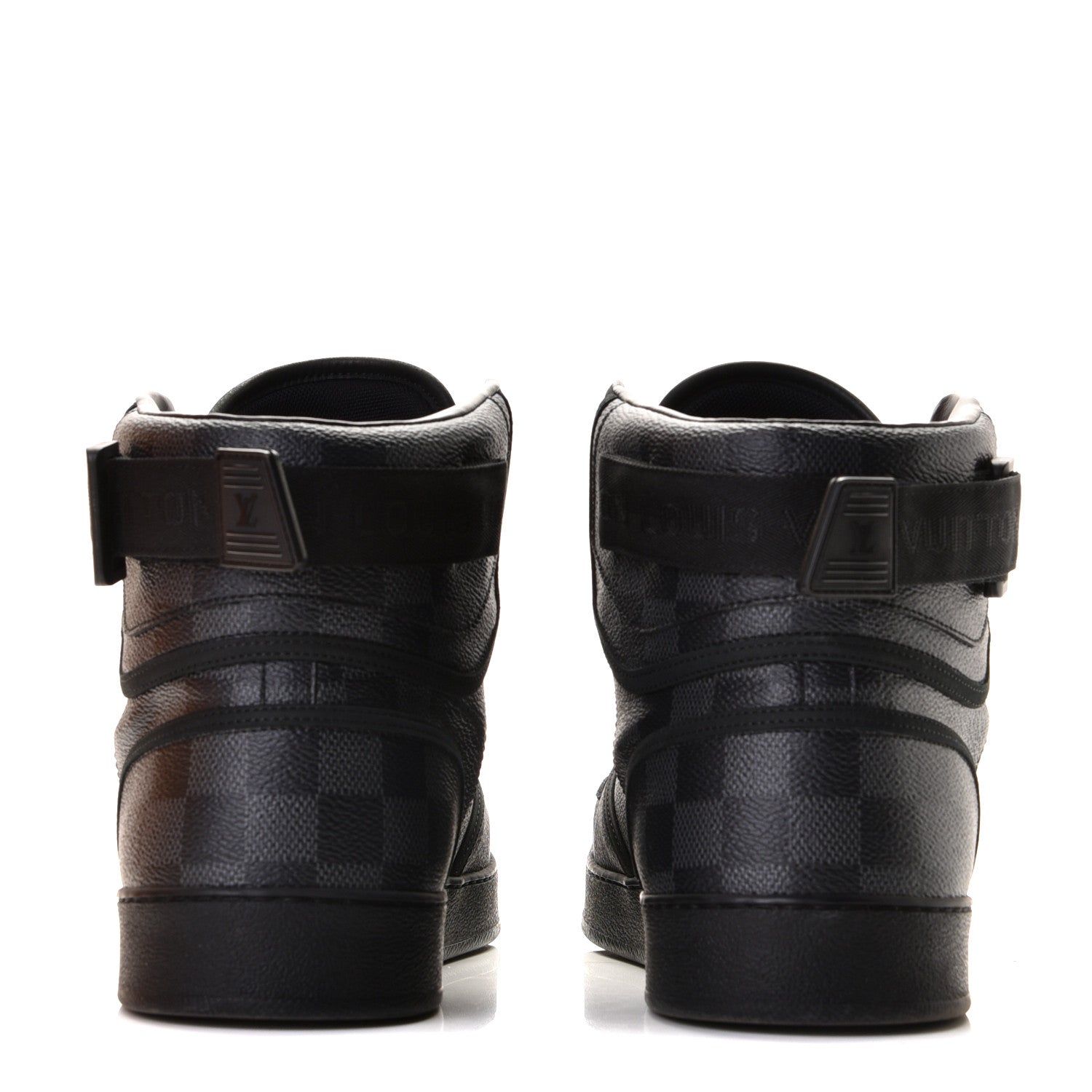 Louis Vuitton Damier Graphite Rivoli High Top Sneakers 11 2 of 9