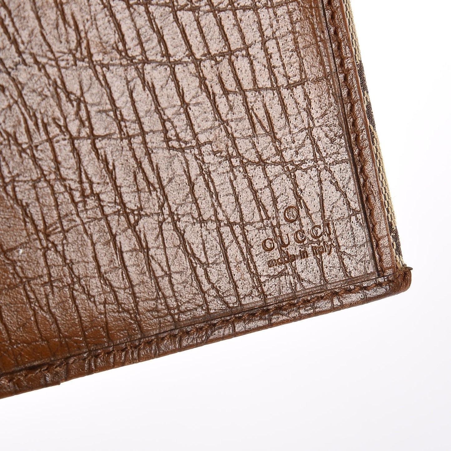 Monogram Bamboo Wallet Brown