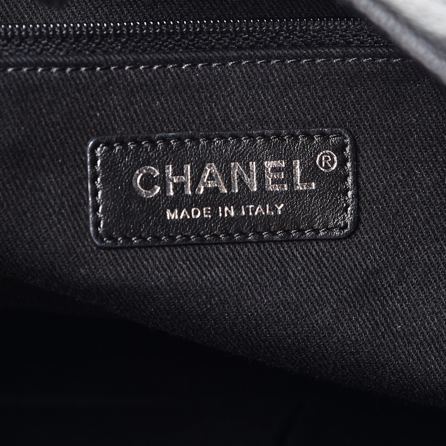 Chanel Grained Calfskin Stitched Large Braided With Style Hobo Black 6 of 7