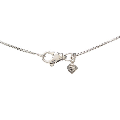 David Yurman Sterling Silver Black Orchid 8mm Petite Chatelaine Pendant Necklace 4 of 5