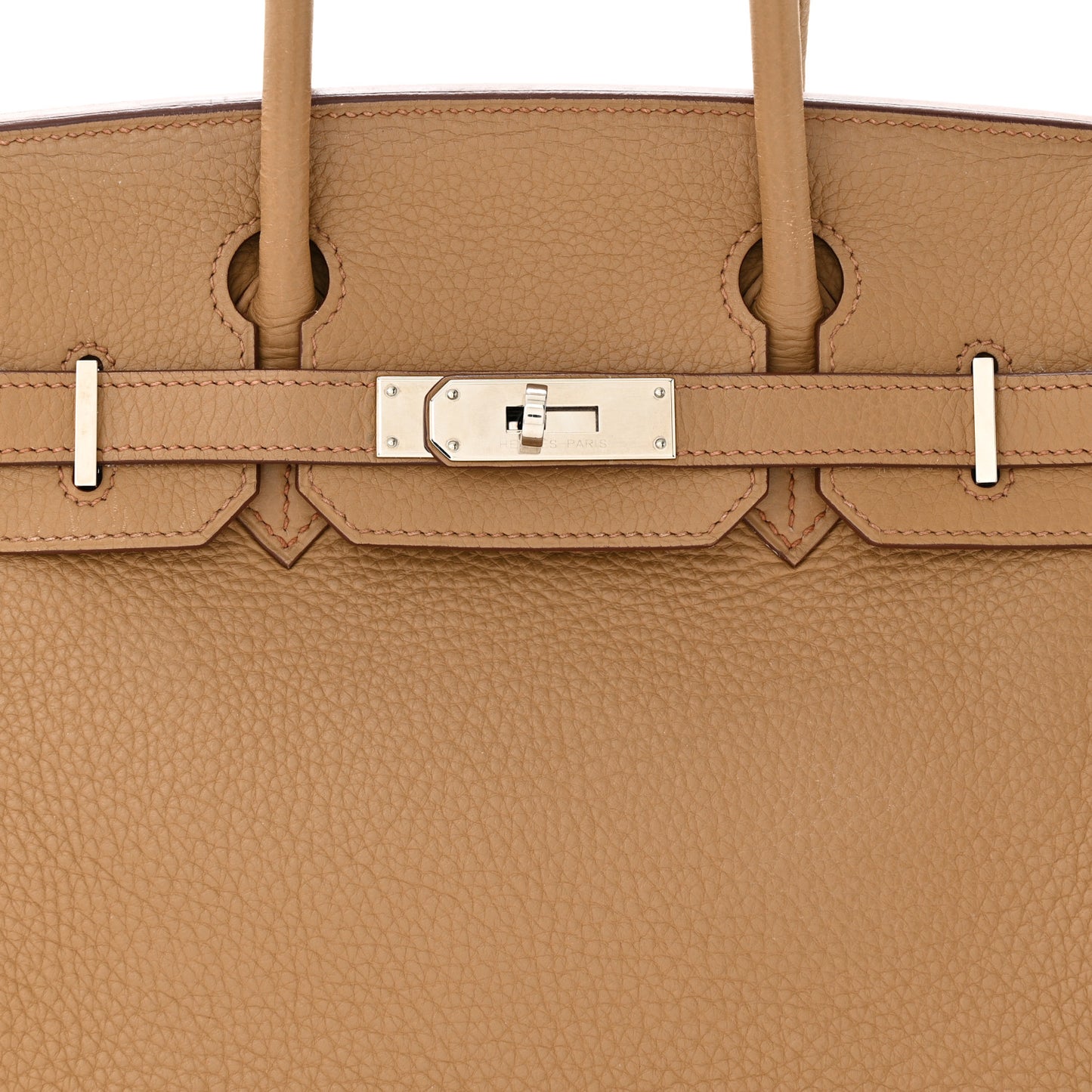 Taurillon Clemence Birkin 30 Biscuit