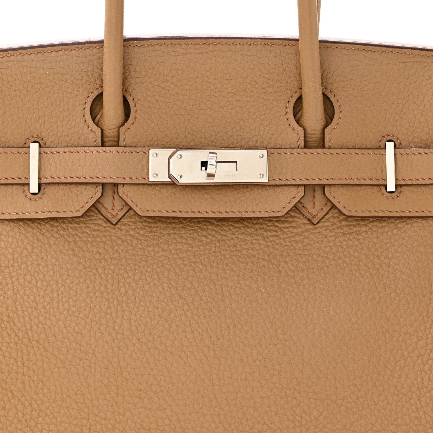 Hermes Taurillon Clemence Birkin 30 Biscuit 7 of 16