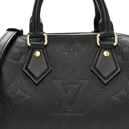 Louis Vuitton Empreinte Monogram Giant Speedy Bandouliere 20 Black 7 of 11