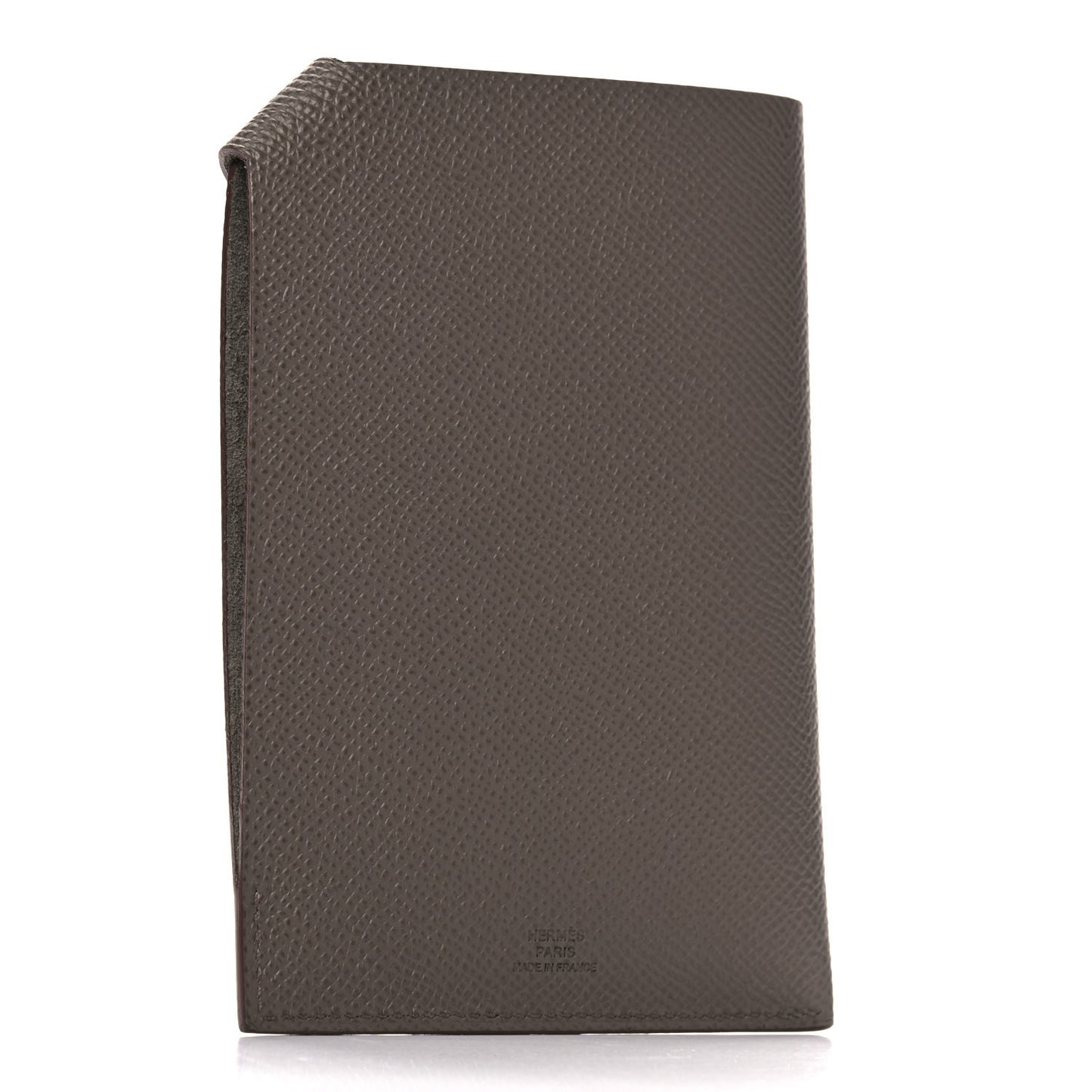 Epsom Tarmac Dot PM Passport Holder Etain Black