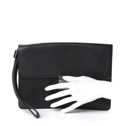 Louis Vuitton Taiga Selenga Pochette Ardoise 2 of 8