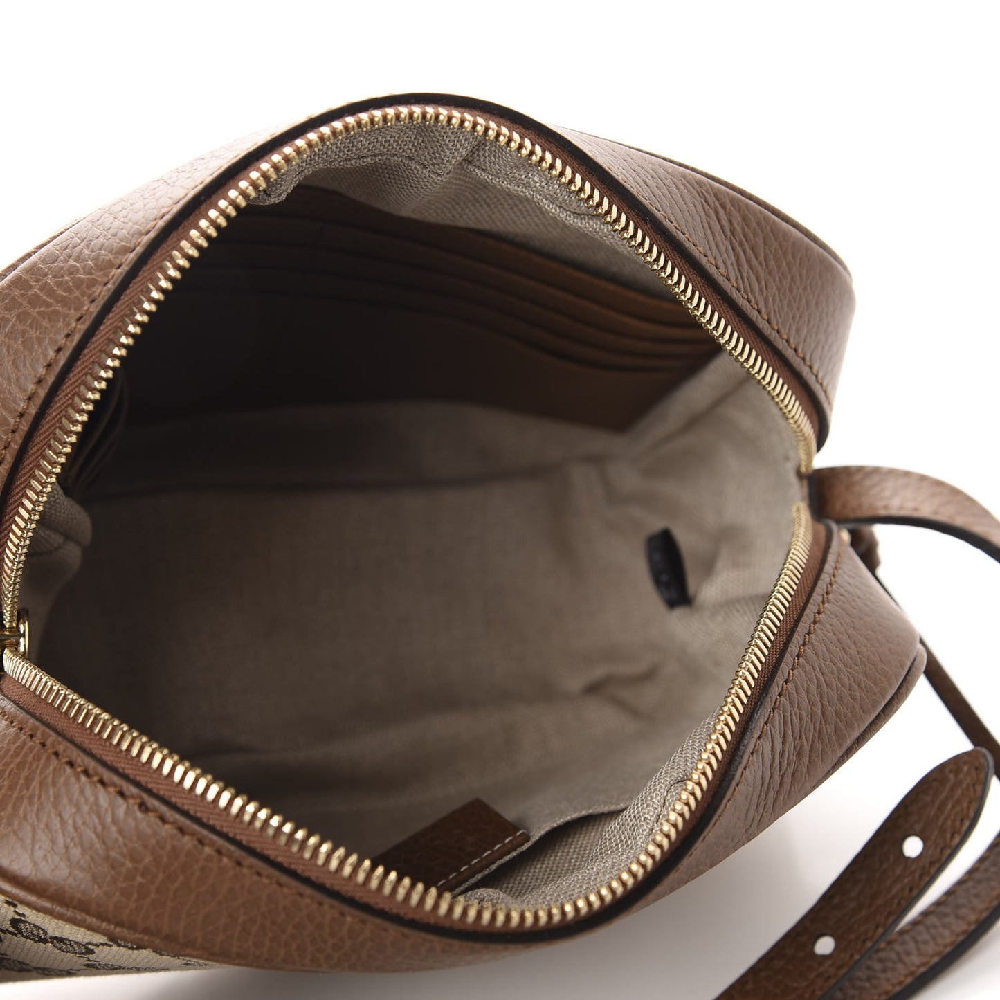 Monogram Mini Bree Messenger Bag Beige Tabacco
