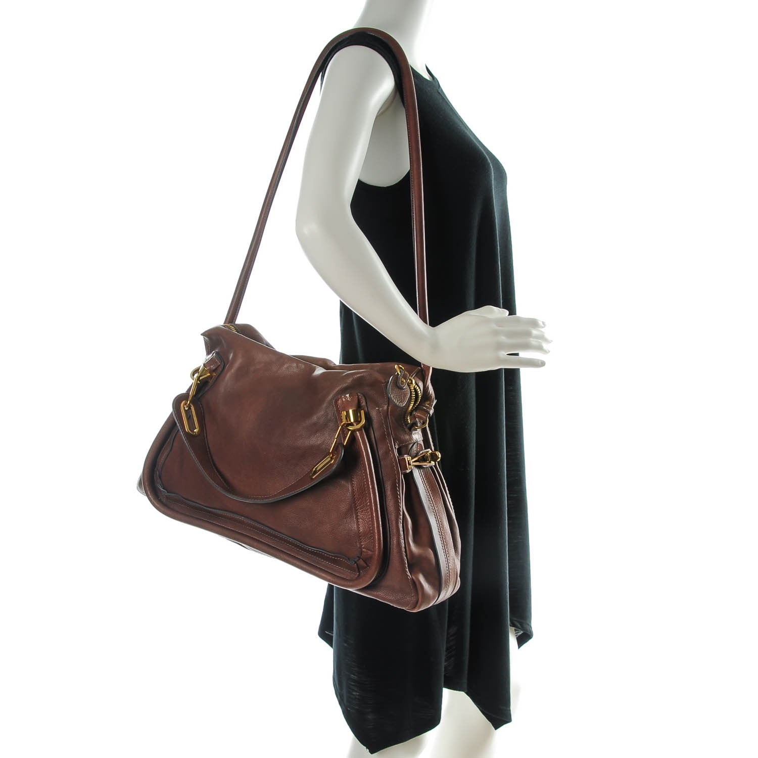 Chloe Calfskin Large Paraty Old Pink 2 of 8