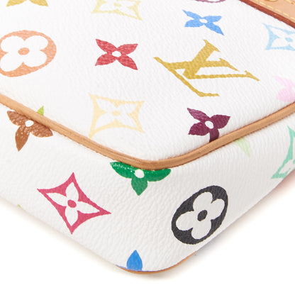 Louis Vuitton Monogram Multicolor Pochette Accessories White 4 of 7