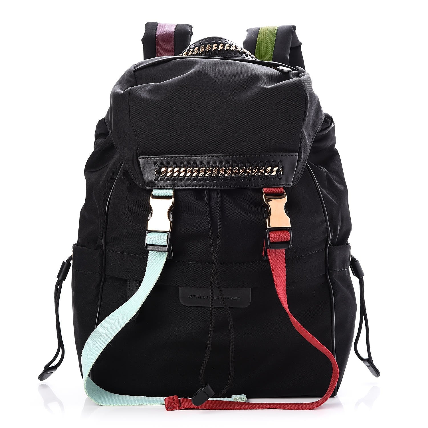 Stella McCartney Eco Nylon Falabella Go Mountain Backpack Black Multi 1 of 8