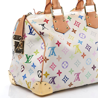 Louis Vuitton Monogram Multicolor Speedy 30 White 11 of 18