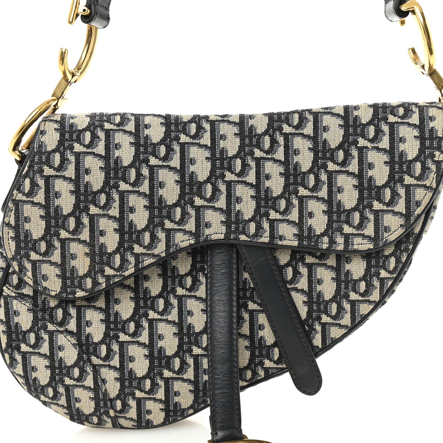Oblique Saddle Bag Blue