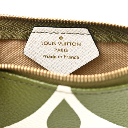 Louis Vuitton Monogram Giant Micro Pochette Accessories Kaki White 6 of 7